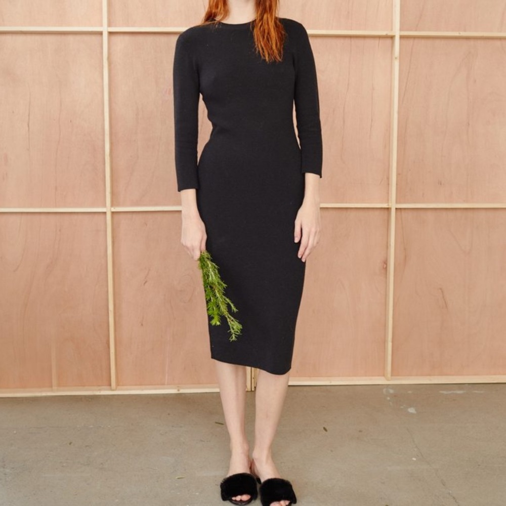 Jenni Kayne Sweater Dress Black Small